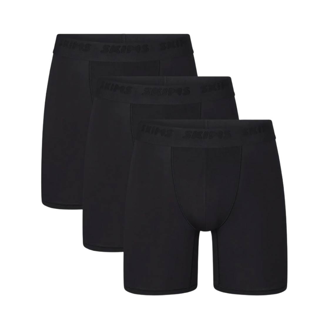 BO-BBR-5630M Skims Stretch 5 Boxer Brief 3-Pack Obsidian