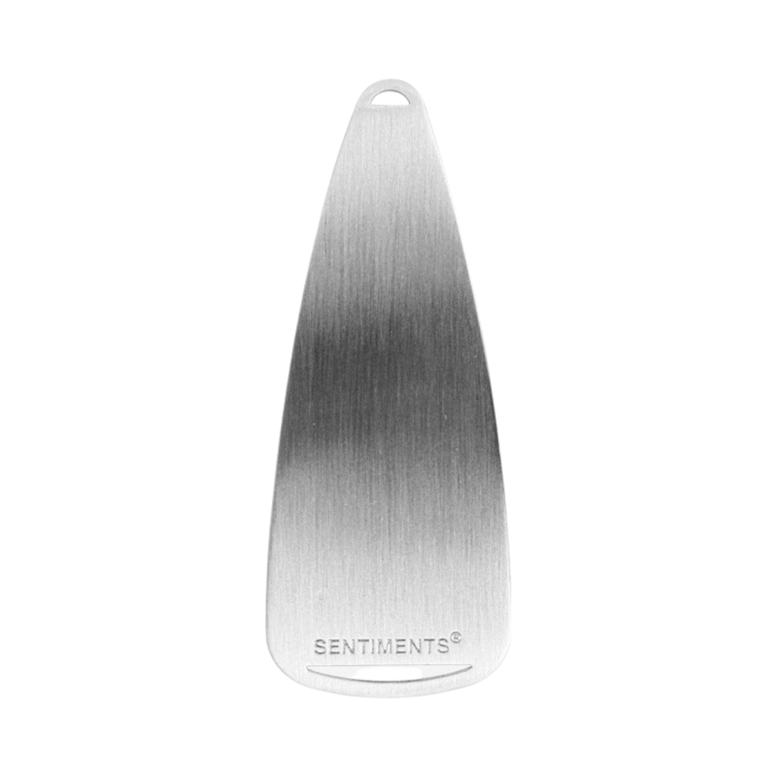 no515ss Sentiments No.515 Sleek Triangle Hair pin Silver Satin