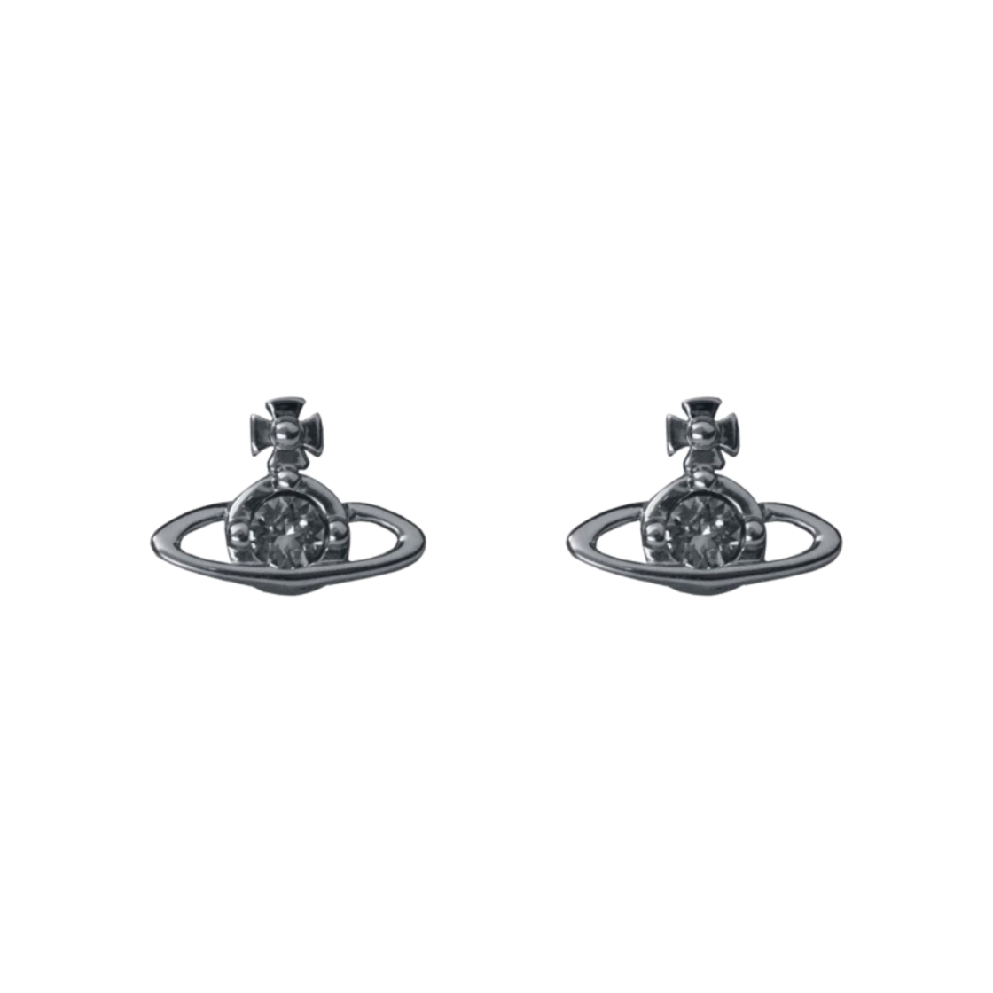 (W) 비비안 웨스트우드 나노 솔리테르 이어링 실버((W) Vivienne Westwood Nano Solitaire Earrings Silver) - 1