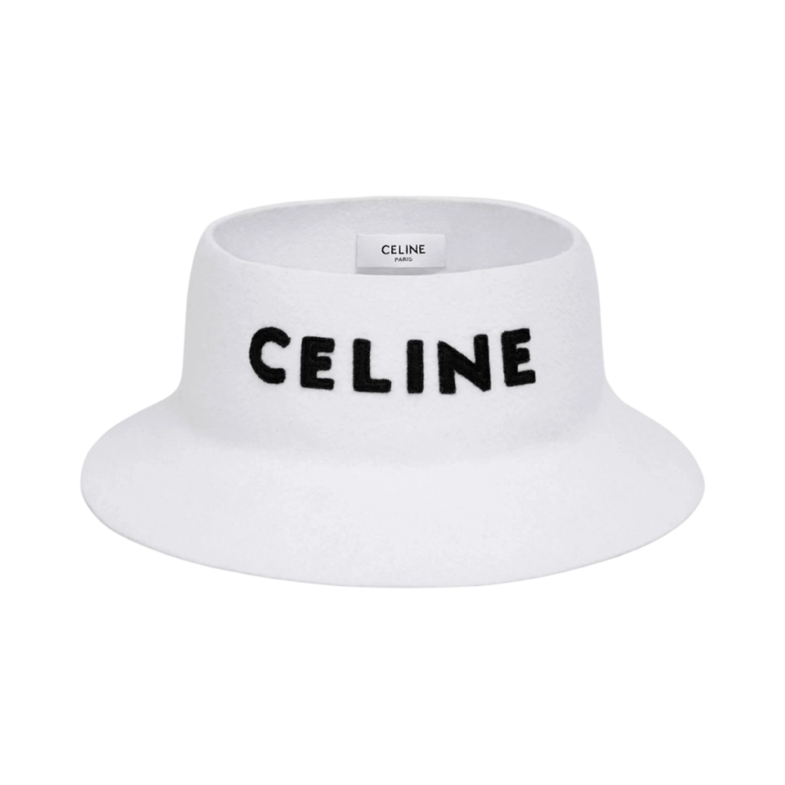 2AUV3749Q-01OW Celine Cloche Hat in Felt Off White - 대표 이미지 #1