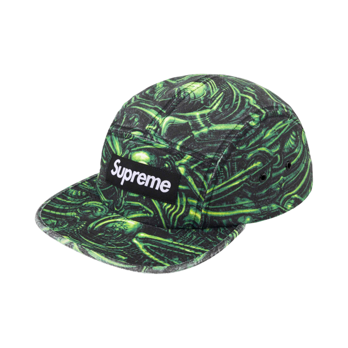 슈프림 H.R. 기거 캠프캡 그린 - 23FW