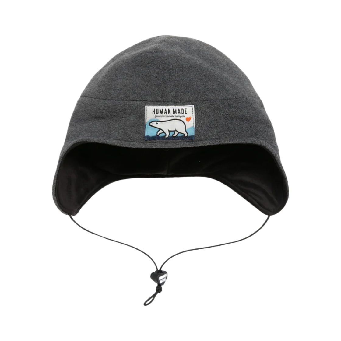 휴먼 메이드 플리스 이어 플랩 햇 그레이