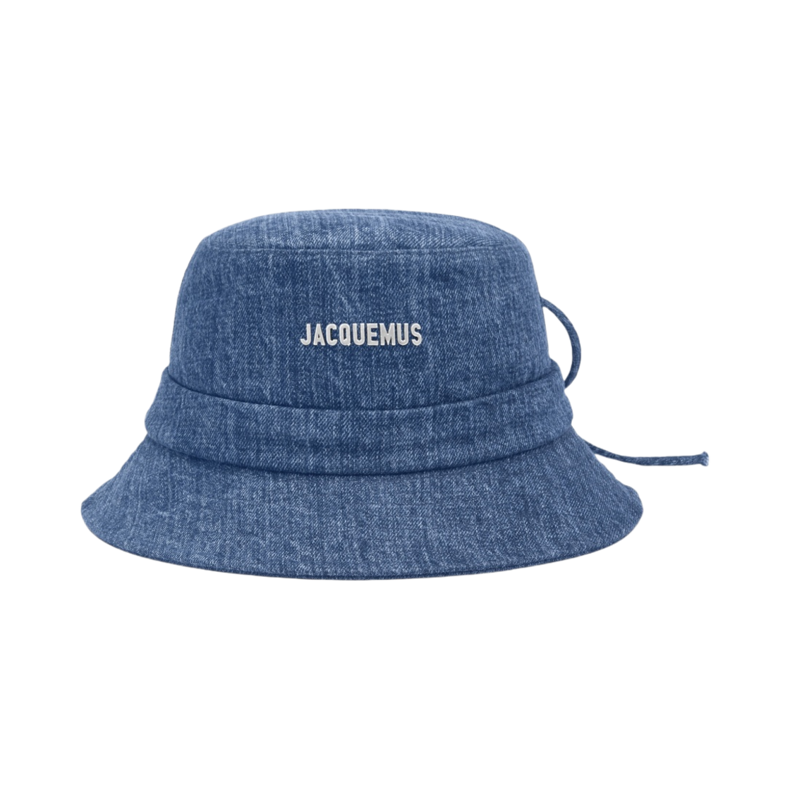 223AC001-1389-330 Jacquemus Le Bob Gadjo Bow Bucket Hat Blue