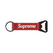 Supreme Bottle Opener Webbing Keychain Red - 21FW