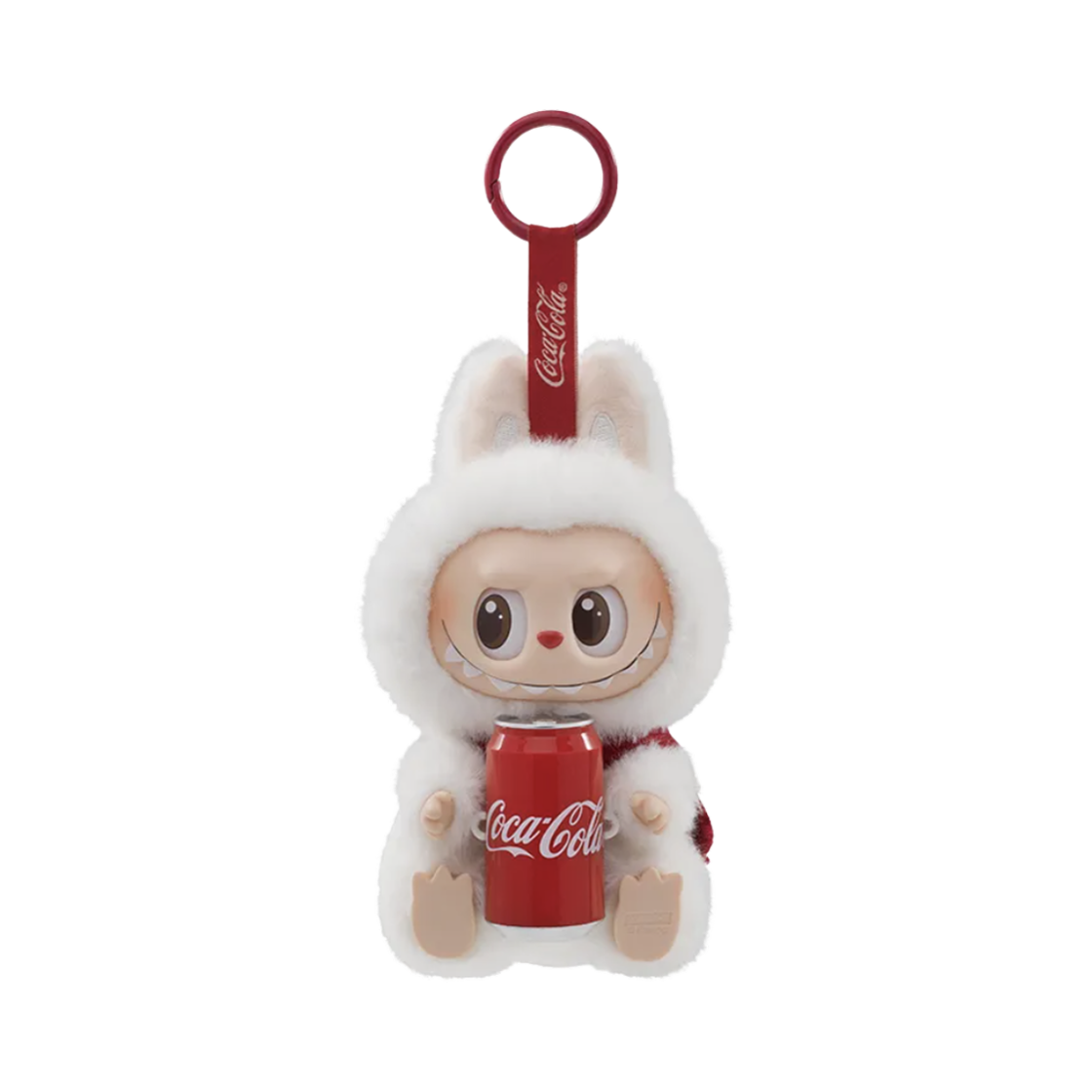 팝마트 라부부 코카콜라 시리즈 행복 요정 키링 (개봉 박스)(Pop Mart Labubu Coca Cola Series Happy Factor Keyring (Opened Case))