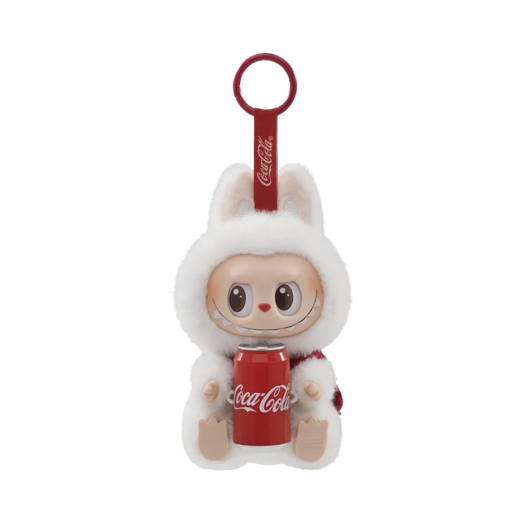 Pop Mart Labubu Coca Cola Series Happy Factor Keyring (Opened Case)