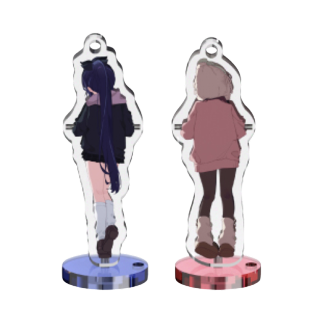 우왁굳 이세계 아이돌 x 두찜 스탠드 키링 세트 B(Woowakgood Isegye Idol x Twozzim Stand Keyring Set B) - 2