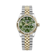 Rolex Datejust 31mm 278273 Floral Motif Olive Green Diamond-Set Jubilee