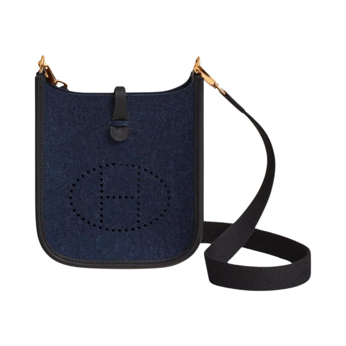 에르메스 에블린 16 아마존 백 펠트 스위프트 & 골드 하드웨어 블루 뉘 카방(Hermes Evelyne 16 Amazone Bag Felt Swift & Gold Bleu Nuit Caban) - 1