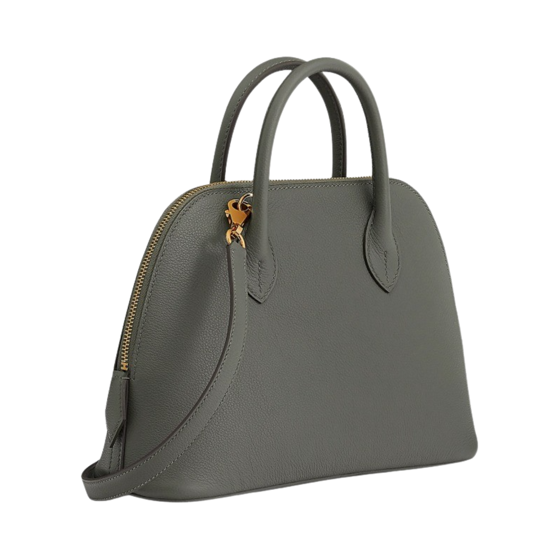 에르메스 볼리드 1923 25 백 에버컬러 & 골드 하드웨어 그리 메이어(Hermes Bolide 1923 25 Bag Evercolor & Gold Gris Meyer) - 2