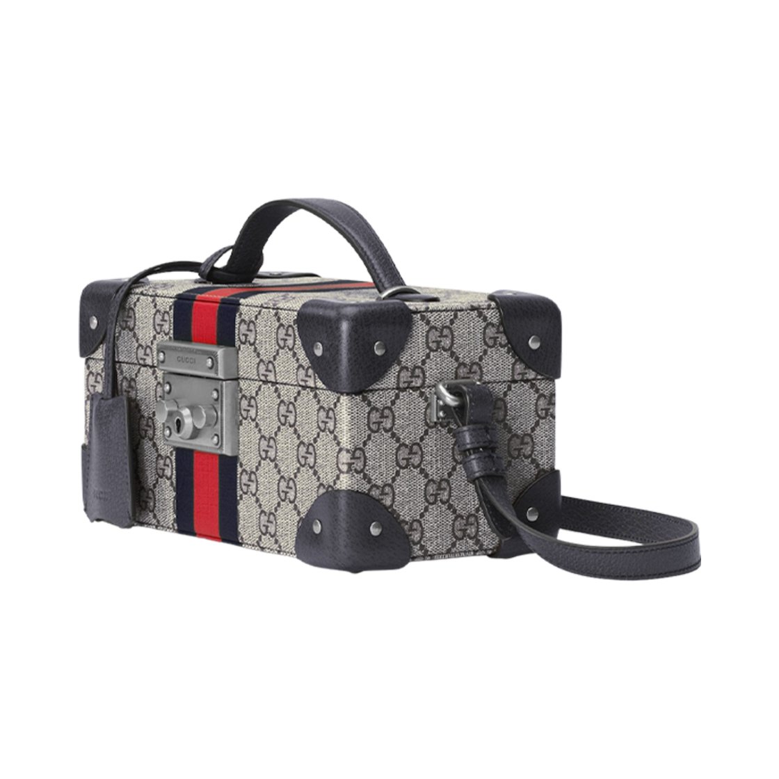 구찌 사보이 워치 케이스 베이지 블루 슈프림(Gucci Savoy Watch Case Beige Blue Supreme) - 2