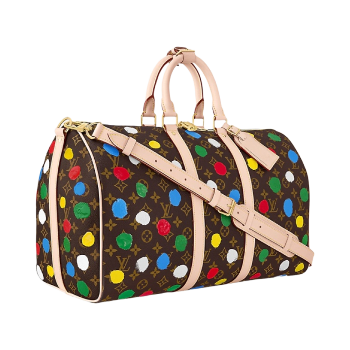 루이비통 x 야요이 쿠사마 키폴 45 닷 프린트 모노그램(Louis Vuitton x YK Keepall 45 Dots Print Monogram) - 2