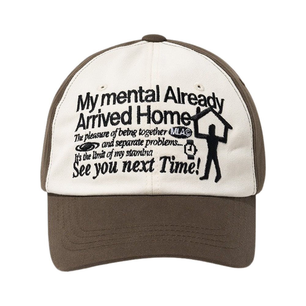 밀로 아카이브 홈 멘탈리티 볼캡 브라운(Millo Archive Home Mentality Ball Cap Brown)