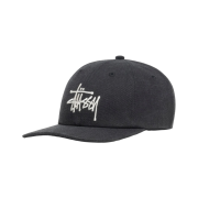 Stussy Canvas Big Basic Low Pro Cap Black