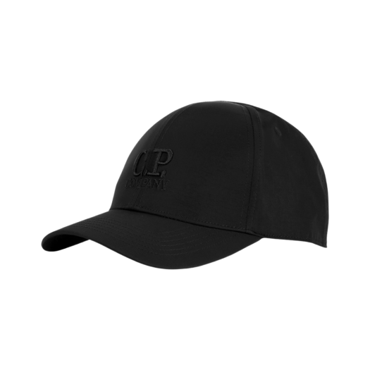 C.P. Company Chrome-R Logo Cap Black - 23SS
