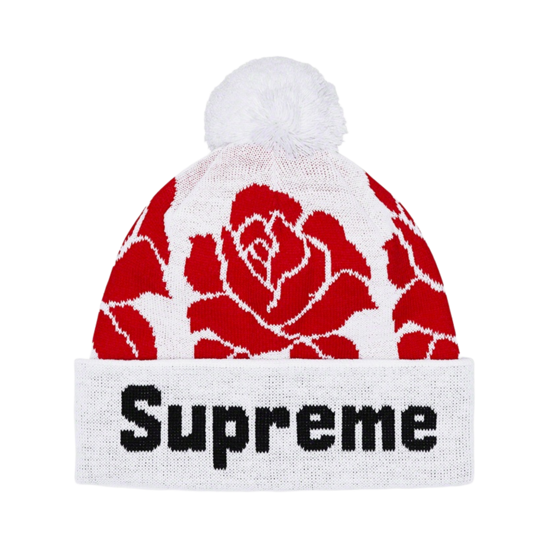 슈프림 로즈 비니 화이트 - 22FW(Supreme Rose Beanie White - 22FW) - 1
