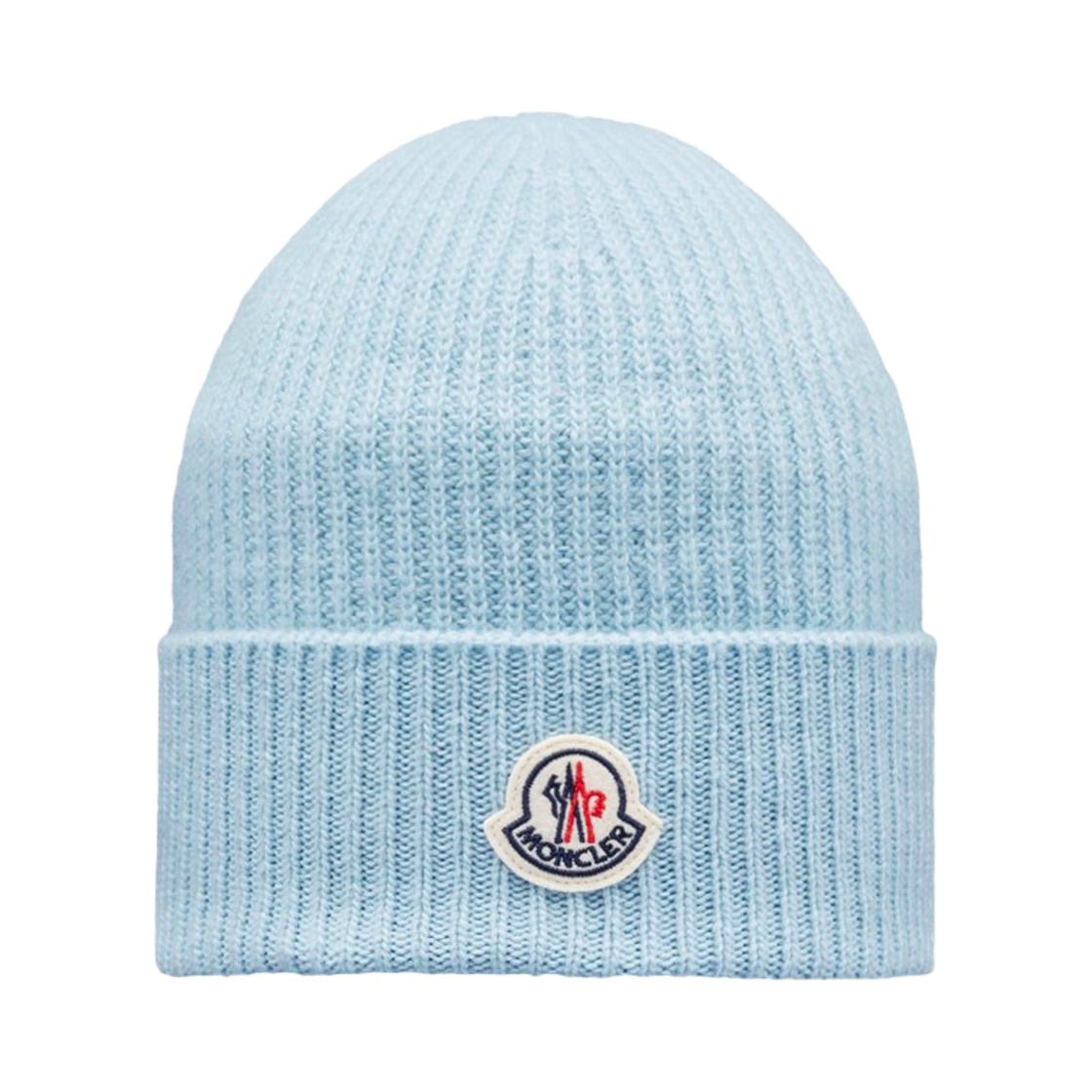 (W) 몽클레르 울 & 캐시미어 비니 라이트 블루 - 22FW((W) Moncler Wool & Cashmere Beanie Light Blue - 22FW) - 1