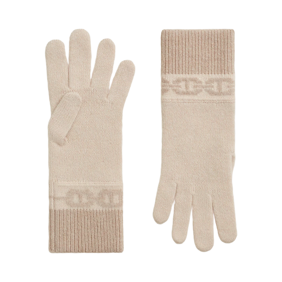 H232006GCS (W) Hermes Heaven Gloves Cashmere & Creme Sable