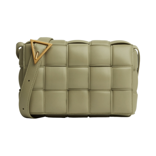 Bottega Veneta Padded Leather Cassette Travertine