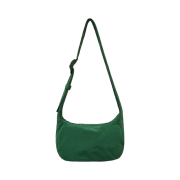 COS Nylon Crossbody Saddle Bag Dark Green