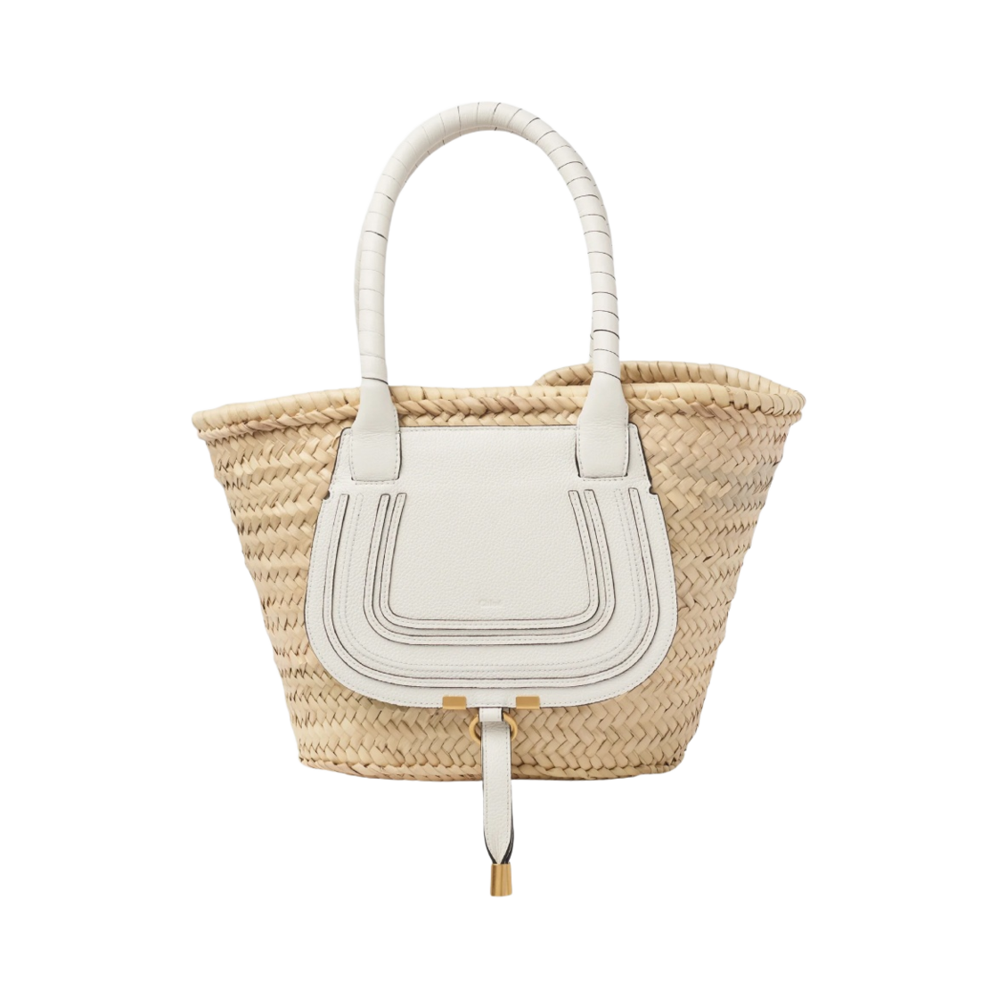 끌로에 마르씨 미디움 베스킷 화이트(Chloe Marcie Medium Basket White) - 1