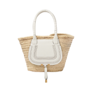 Chloe Marcie Medium Basket White
