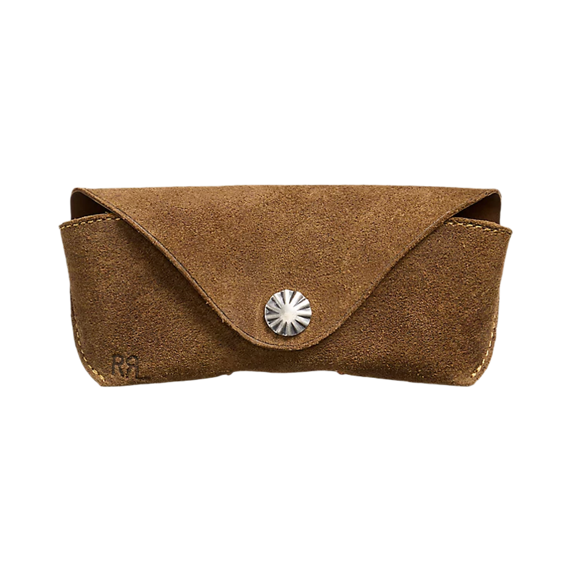 MARRSLG0H920019201 Double RL Limited Edition Suede Eyeglass Case Pale Russet