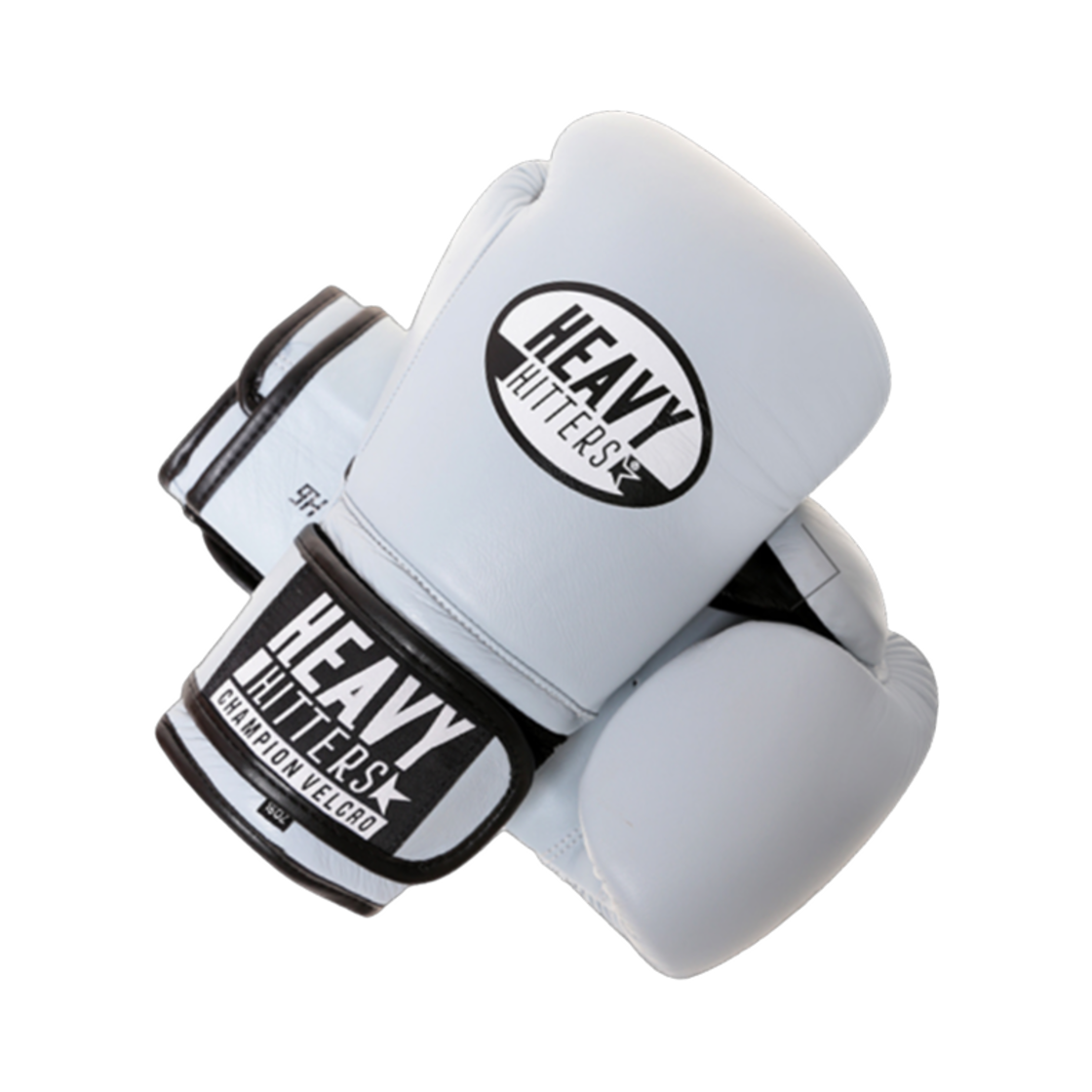 H6-CG Heavy Hitter Champion Velcro Boxing Gloves Cool Grey