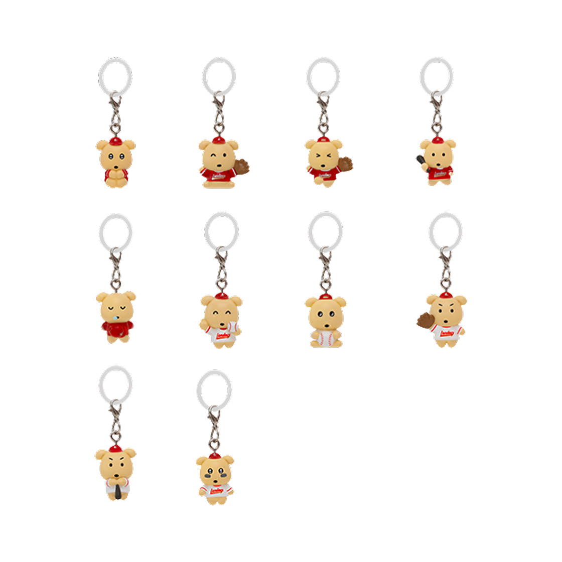 SSG 랜더스 x 깜자 플레이어 마킹 악세사리 (10종 세트)(SSG Landers x Ggamja Player Marking Accessories (Set of 10))
