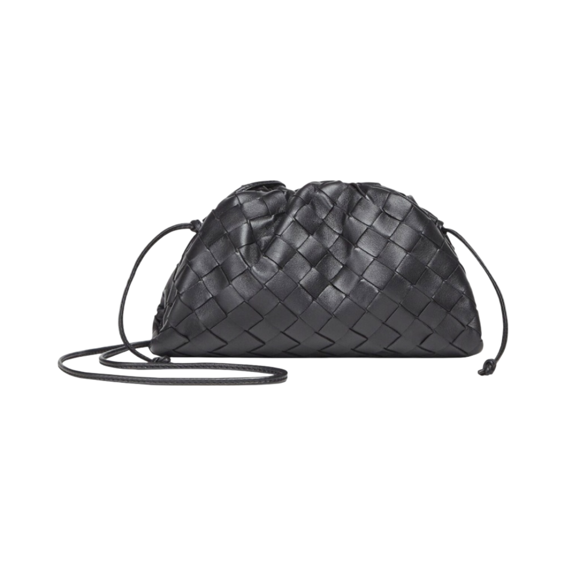 보테가 베네타 미니 레더 파우치 블랙(Bottega Veneta Mini Leather Pouch Black)