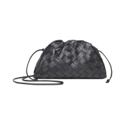 Bottega Veneta Mini Leather Pouch Black