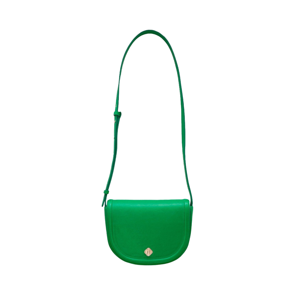 그린 버터 우먼 달리아 하프 문 백 그린(Green Butter Women Dahlia Half Moon Bag Green)