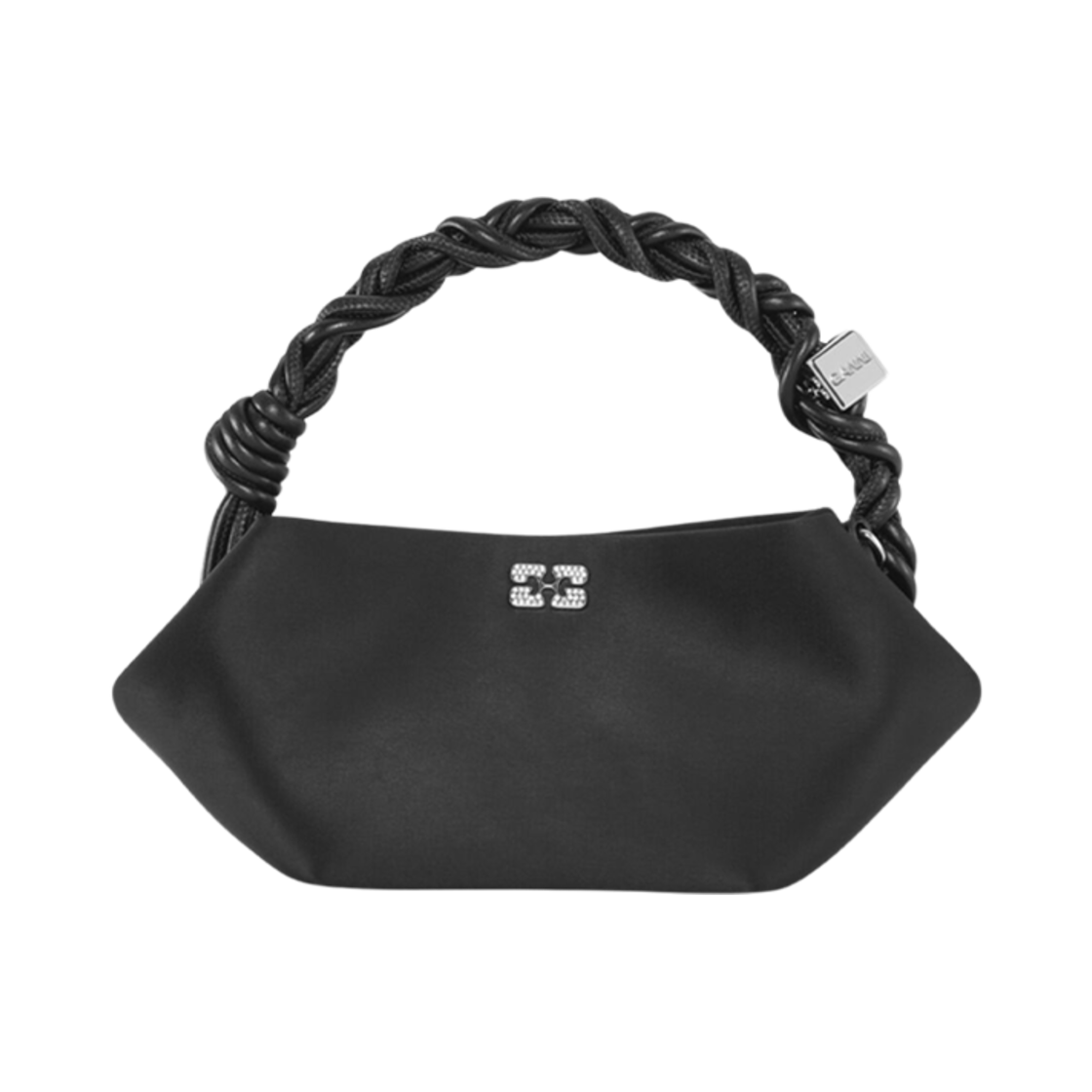 가니 새틴 미니 보우백 블랙(Ganni Satin Mini Bou Bag Black) - 1