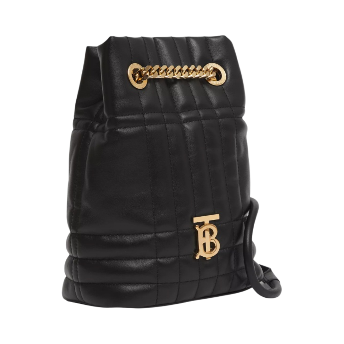 버버리 퀼티드 레더 미니 로라 백팩 블랙(Burberry Quilted Leather Mini Lola Backpack Black) - 2