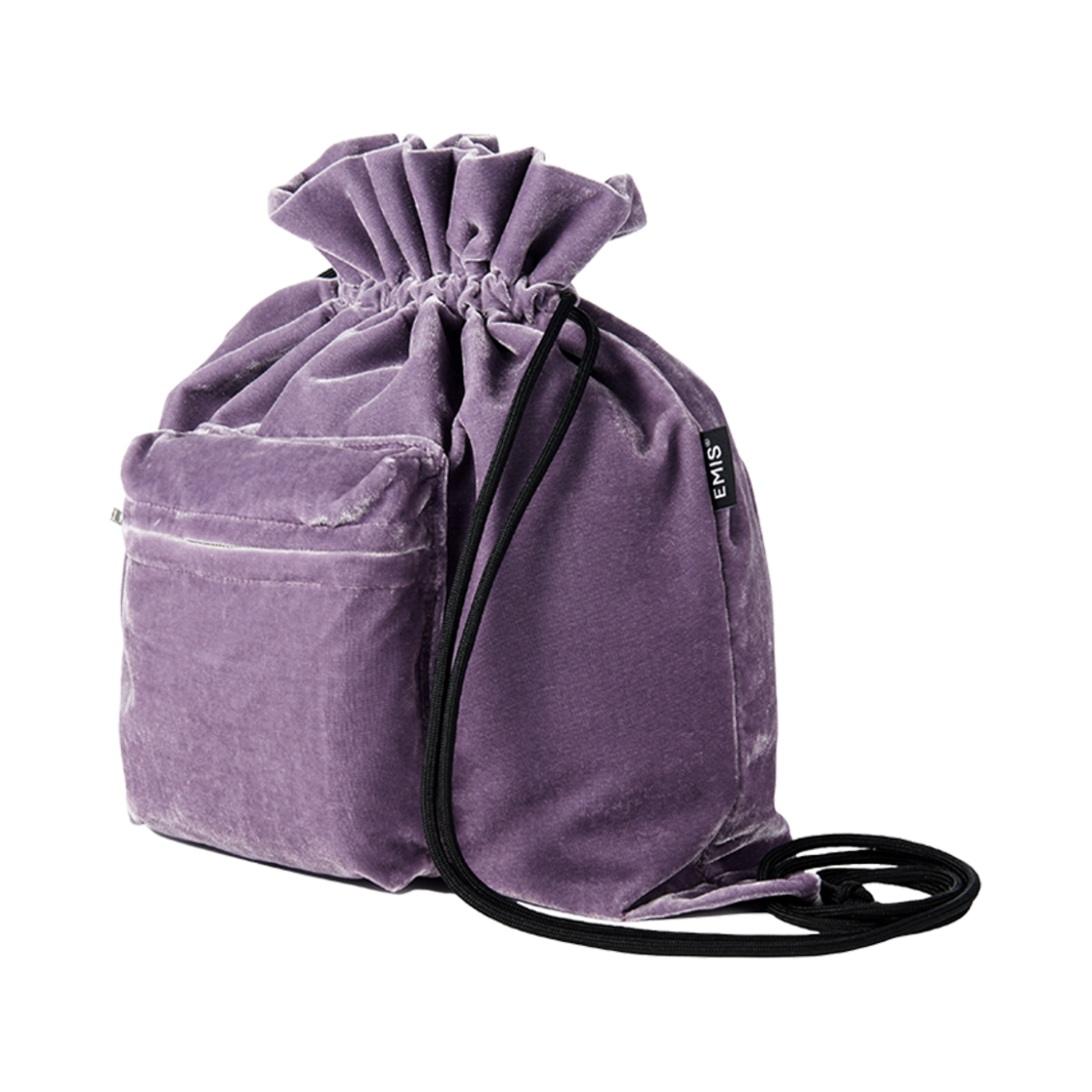 이미스 벨벳 빈티지 백팩 퍼플(Emis Velvet Vintage Backpack Purple) - 2