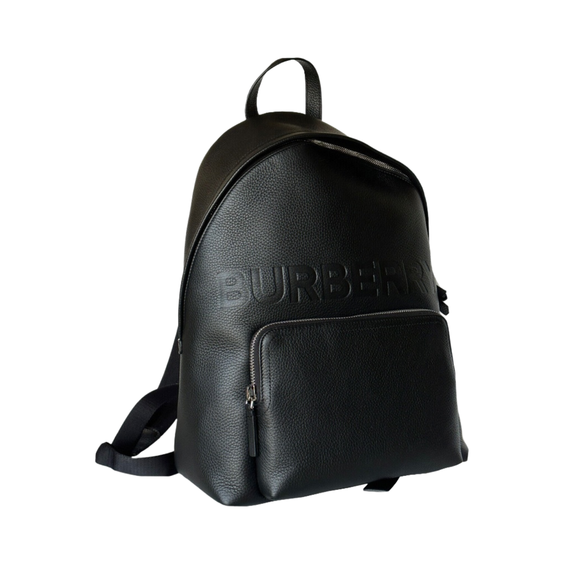 버버리 아비데일 로고 레더 백팩 블랙(Burberry Abbeydale Logo Leather Backpack Black) - 2