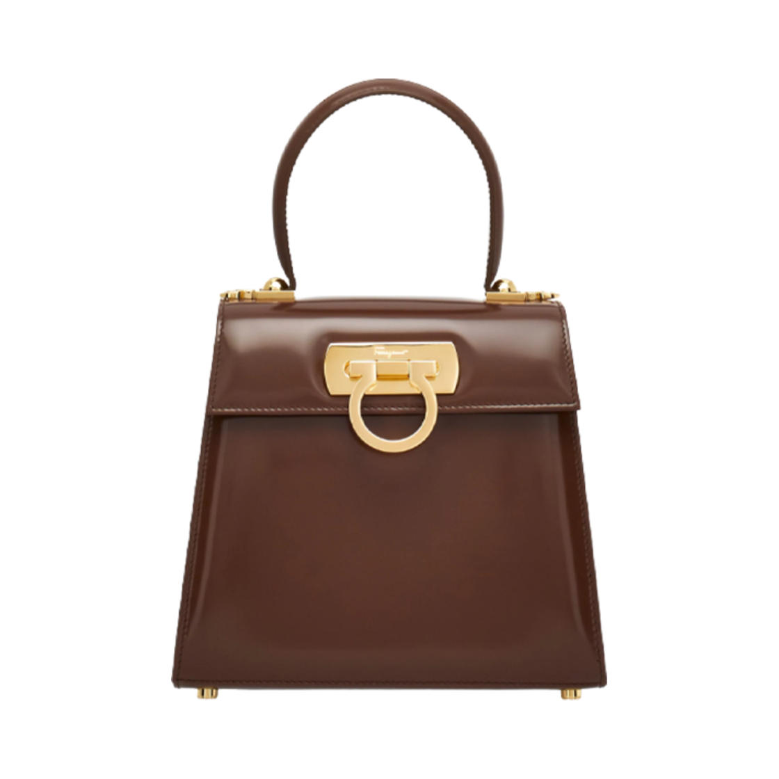 212193-762840 Ferragamo Small Kelly Bag Cocoa