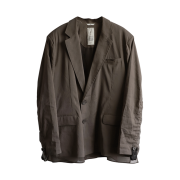 NA A NANA Organza Lining String Blazer Brown