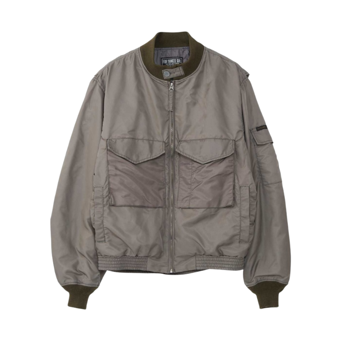 (W) 히스테릭 글래머 더 히스테릭 G-8 WEP 자켓 그레이((W) Hysteric Glamour The Hysteric G-8 WEP Jacket Gray) - 1