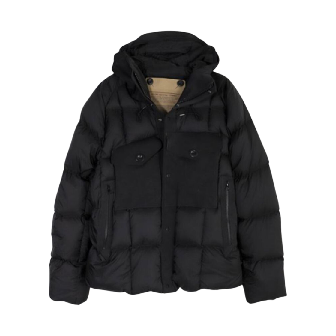 텐씨 탱커 콤보 다운 자켓 블랙(Ten C Tanker Combo Down Jacket Black)