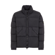Stone Island 40623 Garment Dyed Crinkle Reps Recycled Nylon Down Jacket Black - 23FW