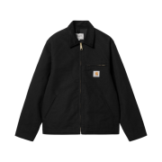 Carhartt WIP Organic Cotton Dearborn Canvas Detroit Jacket Black Rigid - Spring