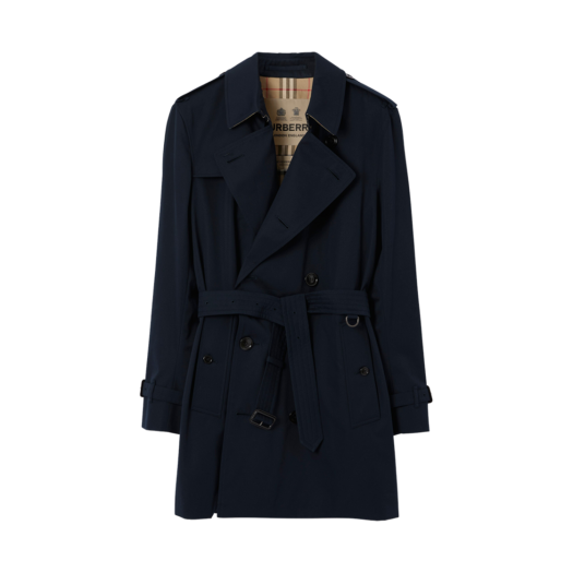 Burberry Kensington Heritage Trench Coat Coal Blue