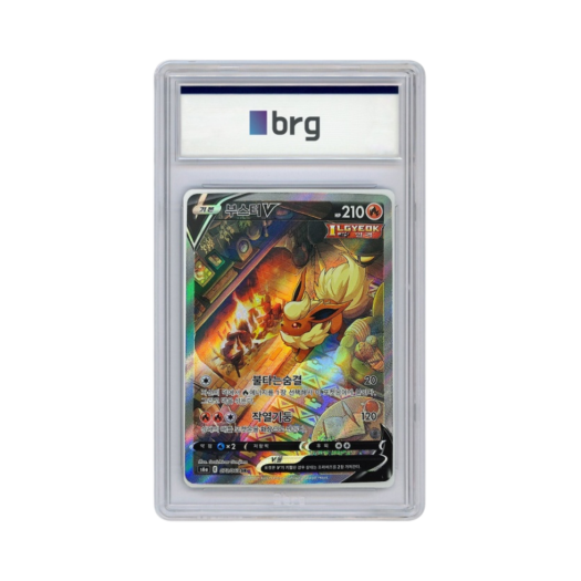 Pokemon Card Game Eevee Heroes Special Art Flareon V 2021 SR