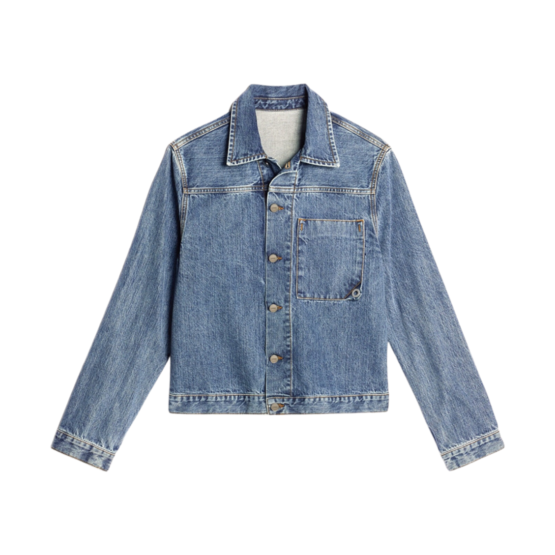 자크뮈스 라 베스트 드 니메스 자오 박시 데님 자켓 블루 타박(Jacquemus La Veste De Nimes Jao Boxy Denim Jacket Blue Tabac)