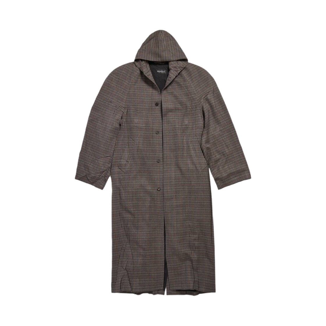 【BALENCIAGA】RAGLAN ONE LAYER COAT One Layer Raglan Coat in Black/grey | Balenciaga US