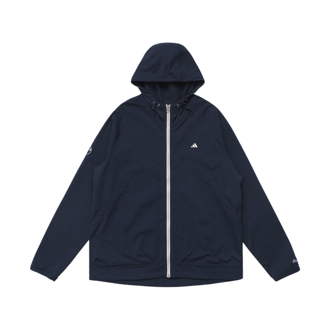 - Malbon Golf x Adidas Go-To Utility DWR Full Zip Jacket Collegiate Navy - US Sizing