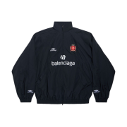 Balenciaga Soccer Series Paris Soccer Tracksuit Jacket Black