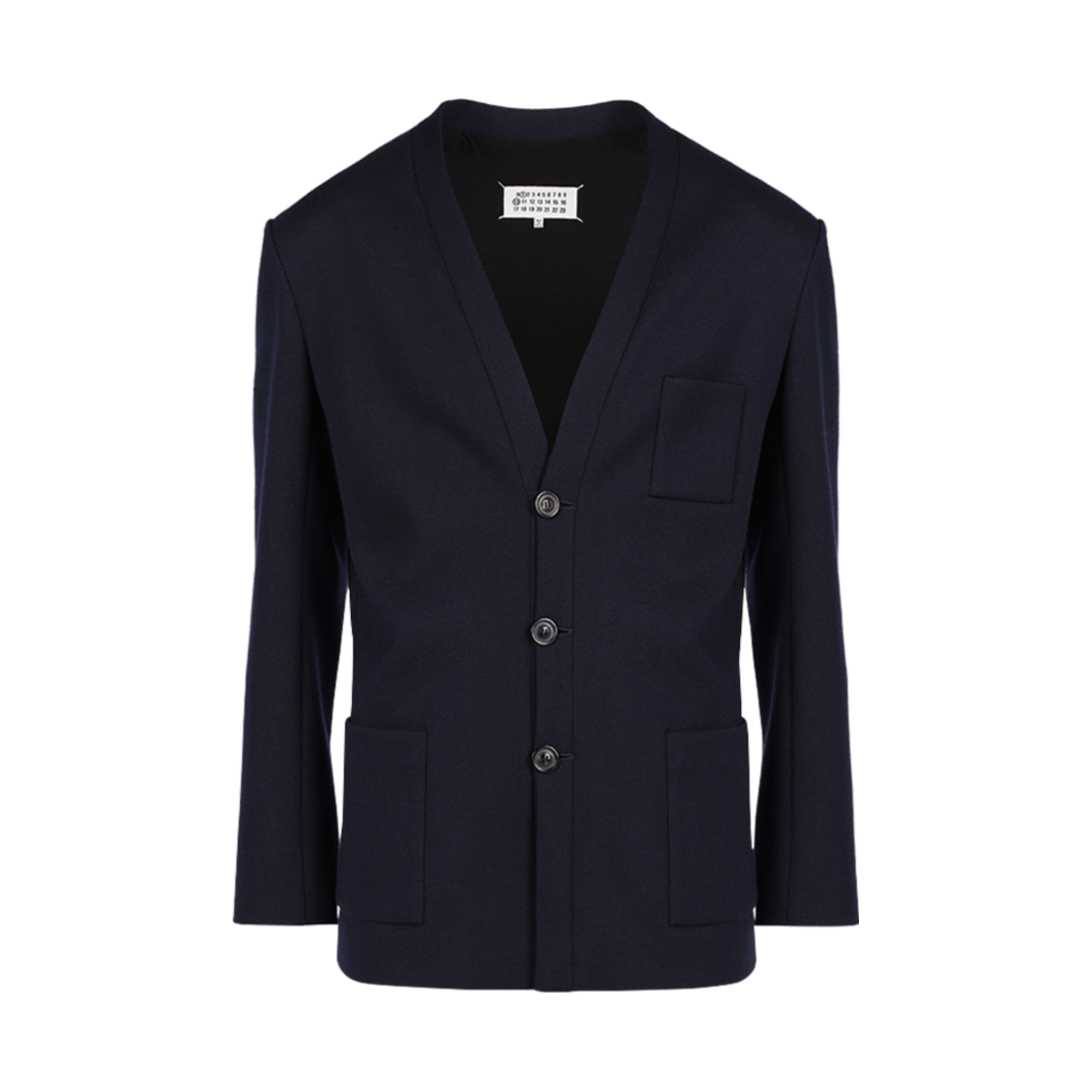 S50BN0504S24362511 Maison Margiela Milano Stitch Jacket Navy - 대표 이미지 #1