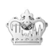 Supreme King Of New York Pin Silver - 23SS